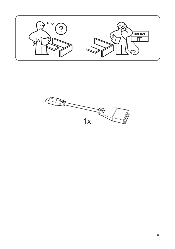 Assembly instructions for IKEA Nymane work lamp with wireless charging white | Page 5 - IKEA NYMÅNE work lamp with wireless charging 104.486.03