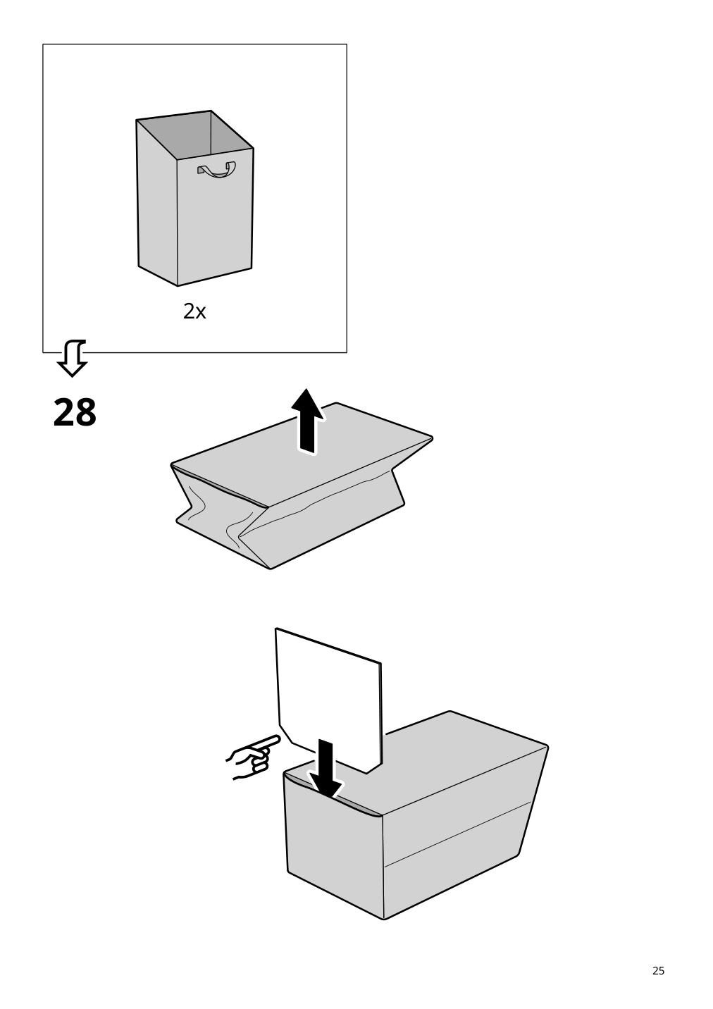Assembly instructions for IKEA Nysjoen laundry cabinet white | Page 25 - IKEA NYSJÖN storage combination for laundry 094.159.53