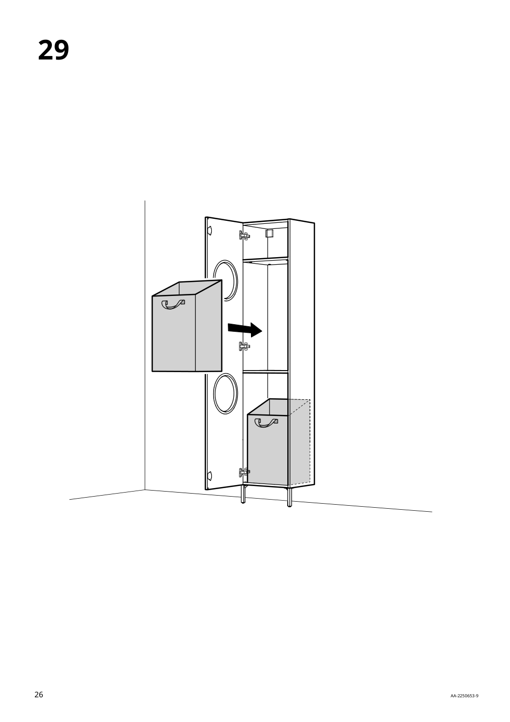 Assembly instructions for IKEA Nysjoen laundry cabinet white | Page 26 - IKEA NYSJÖN storage combination for laundry 094.159.53