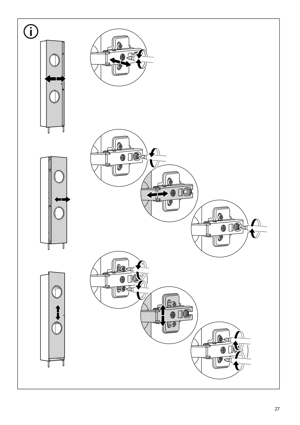 Assembly instructions for IKEA Nysjoen laundry cabinet white | Page 27 - IKEA NYSJÖN storage combination for laundry 094.159.53