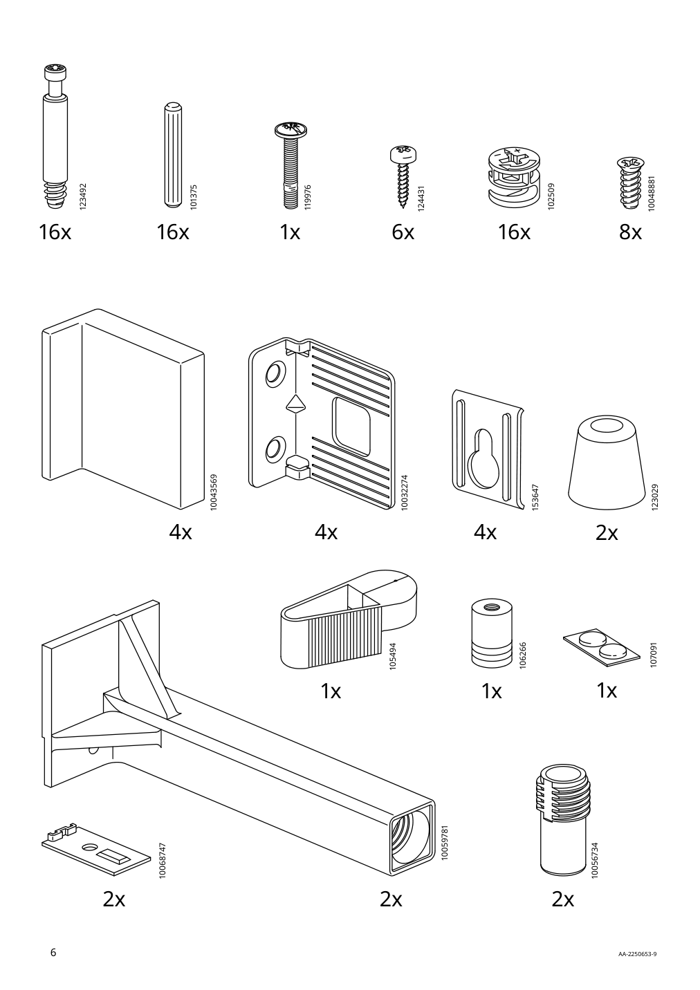 Assembly instructions for IKEA Nysjoen laundry cabinet white | Page 6 - IKEA NYSJÖN storage combination for laundry 094.159.53