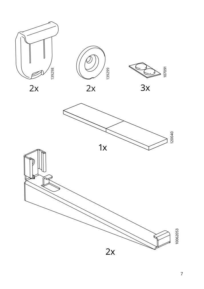 Assembly instructions for IKEA Nysjoen mirror with shelf white | Page 7 - IKEA NYSJÖN / BJÖRKÅN bathroom furniture, set of 6 494.159.13