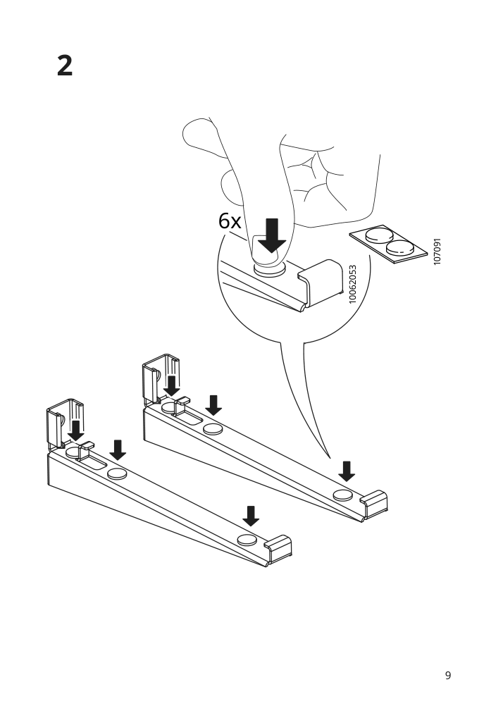 Assembly instructions for IKEA Nysjoen mirror with shelf white | Page 9 - IKEA NYSJÖN / BJÖRKÅN bathroom furniture, set of 5 194.196.77