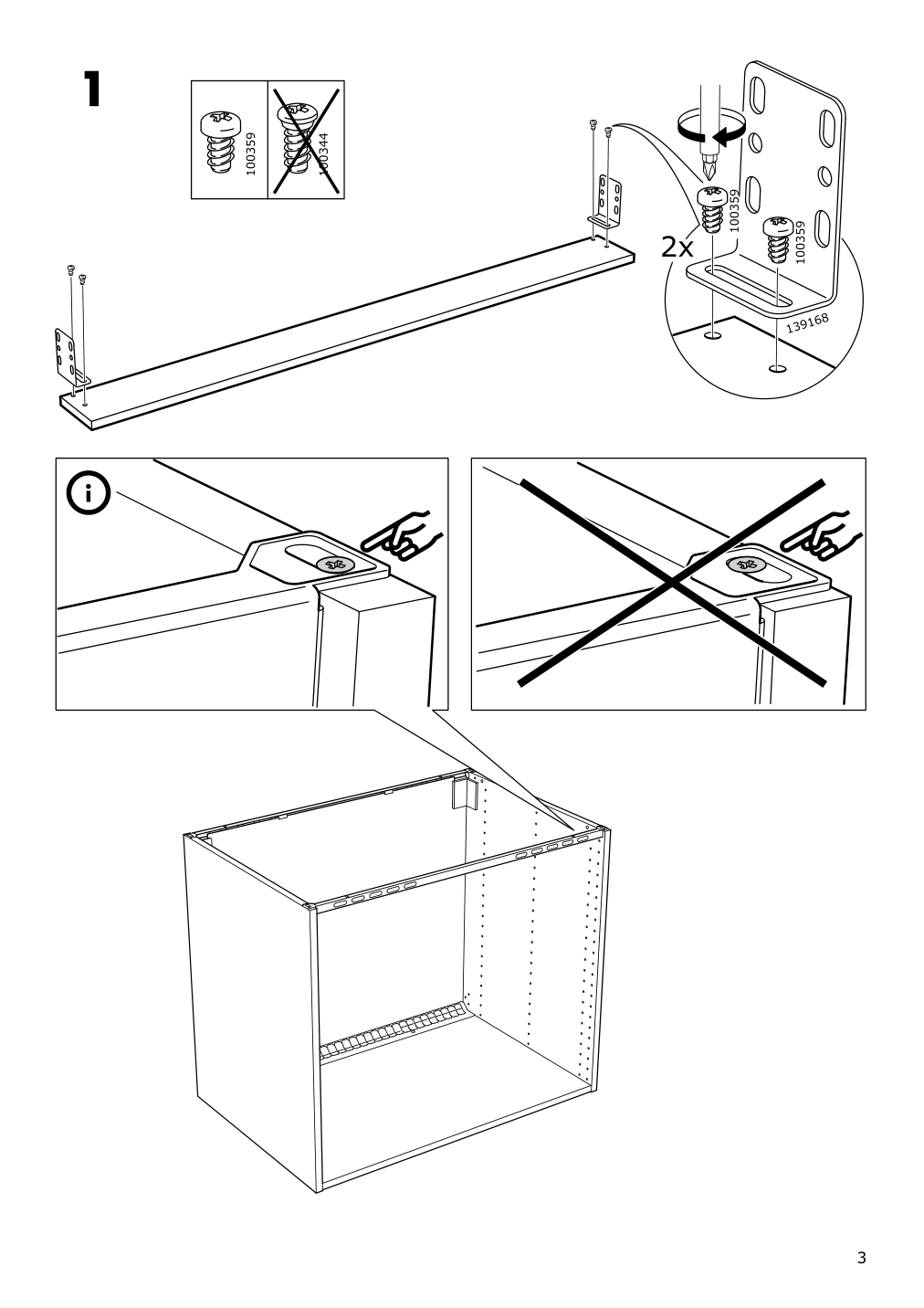 Assembly instructions for IKEA Nyttig cooktop to drawer separator | Page 3 - IKEA SEKTION / MAXIMERA base cab f cktp/dw/shelves/2drs 494.612.07