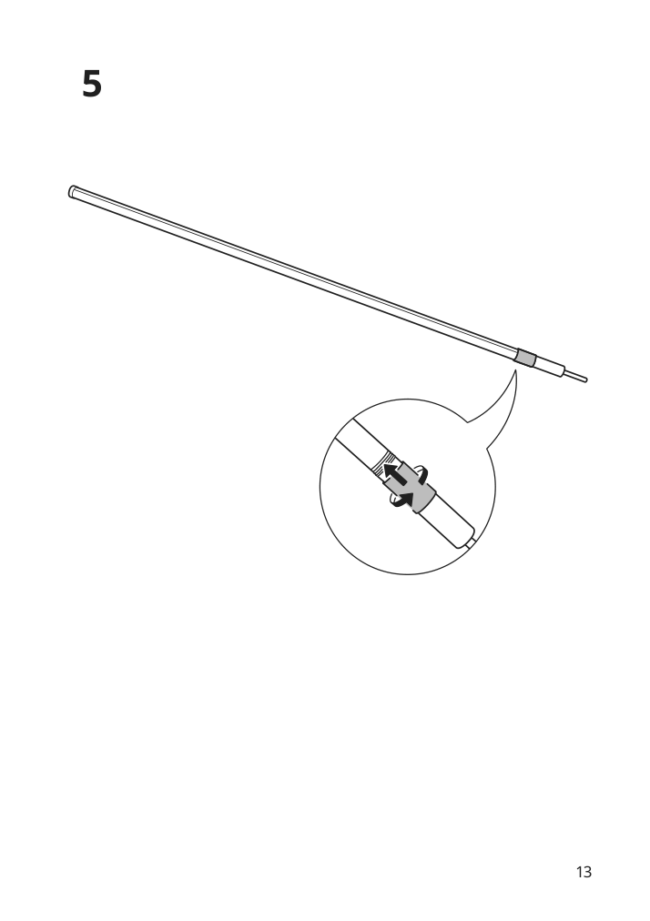 Assembly instructions for IKEA Obegraensad led floor lamp black | Page 13 - IKEA OBEGRÄNSAD LED floor lamp 405.262.46