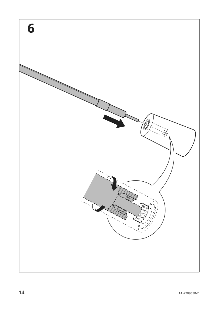 Assembly instructions for IKEA Obegraensad led floor lamp black | Page 14 - IKEA OBEGRÄNSAD LED floor lamp 405.262.46