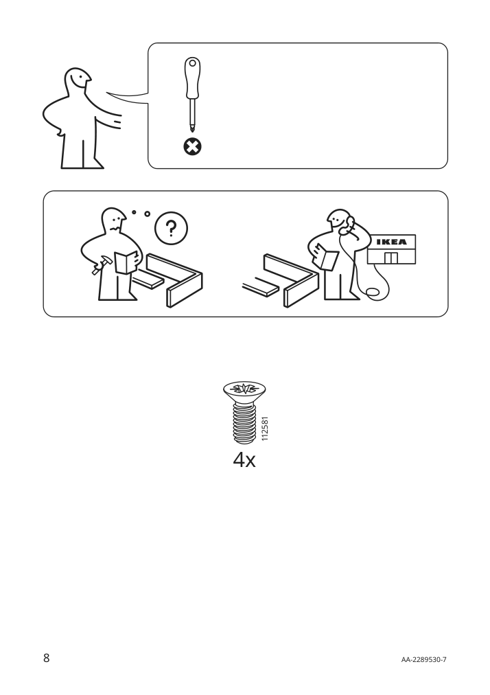 Assembly instructions for IKEA Obegraensad led floor lamp black | Page 8 - IKEA OBEGRÄNSAD LED floor lamp 405.262.46