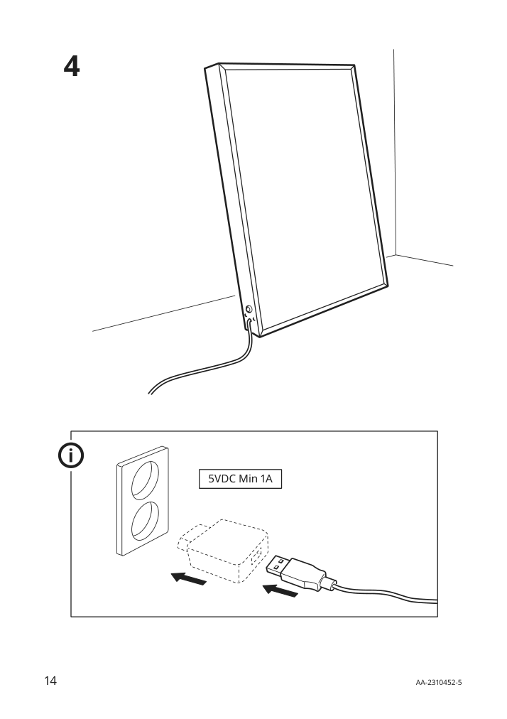 Assembly instructions for IKEA Obegraensad led wall lamp black | Page 14 - IKEA OBEGRÄNSAD LED wall lamp 005.262.48