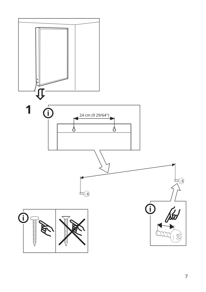 Assembly instructions for IKEA Obegraensad led wall lamp black | Page 7 - IKEA OBEGRÄNSAD LED wall lamp 005.262.48