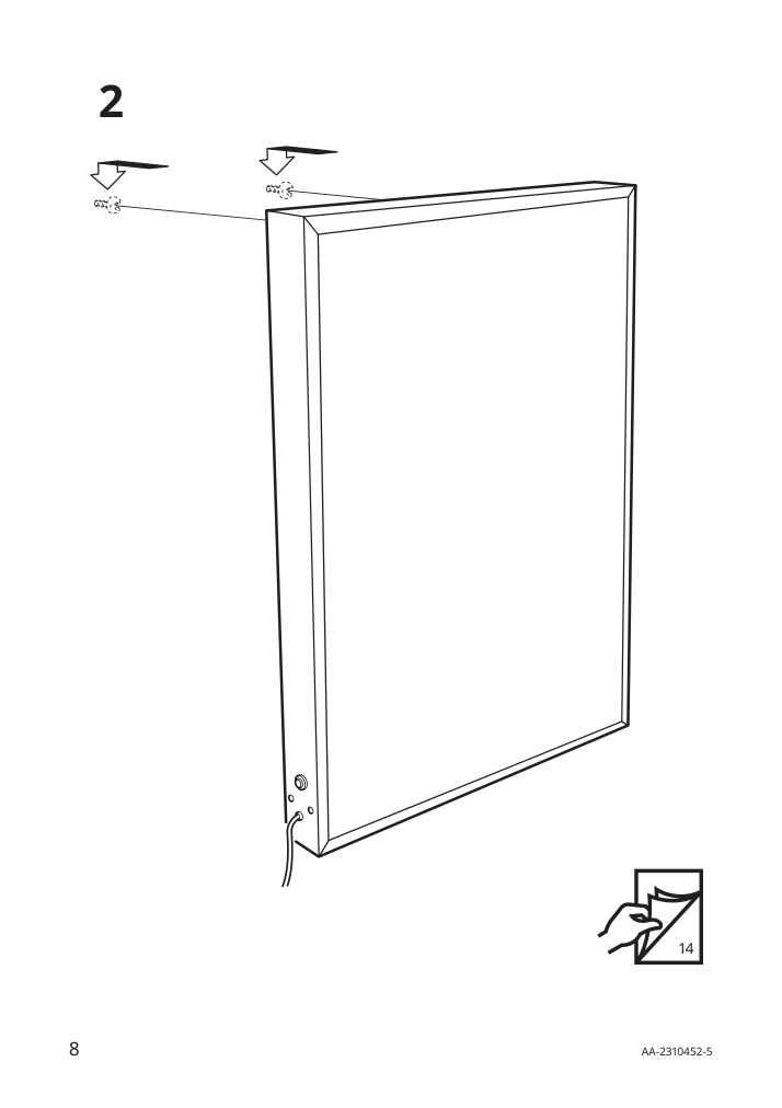 Assembly instructions for IKEA Obegraensad led wall lamp black | Page 8 - IKEA OBEGRÄNSAD LED wall lamp 005.262.48