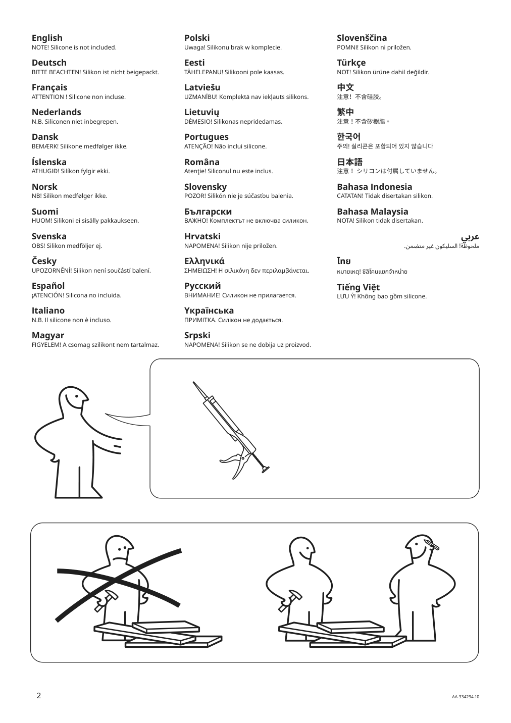 Assembly instructions for IKEA Odensvik double bowl sink | Page 2 - IKEA HEMNES / ODENSVIK sink cabinet with 2 drawers 792.934.77