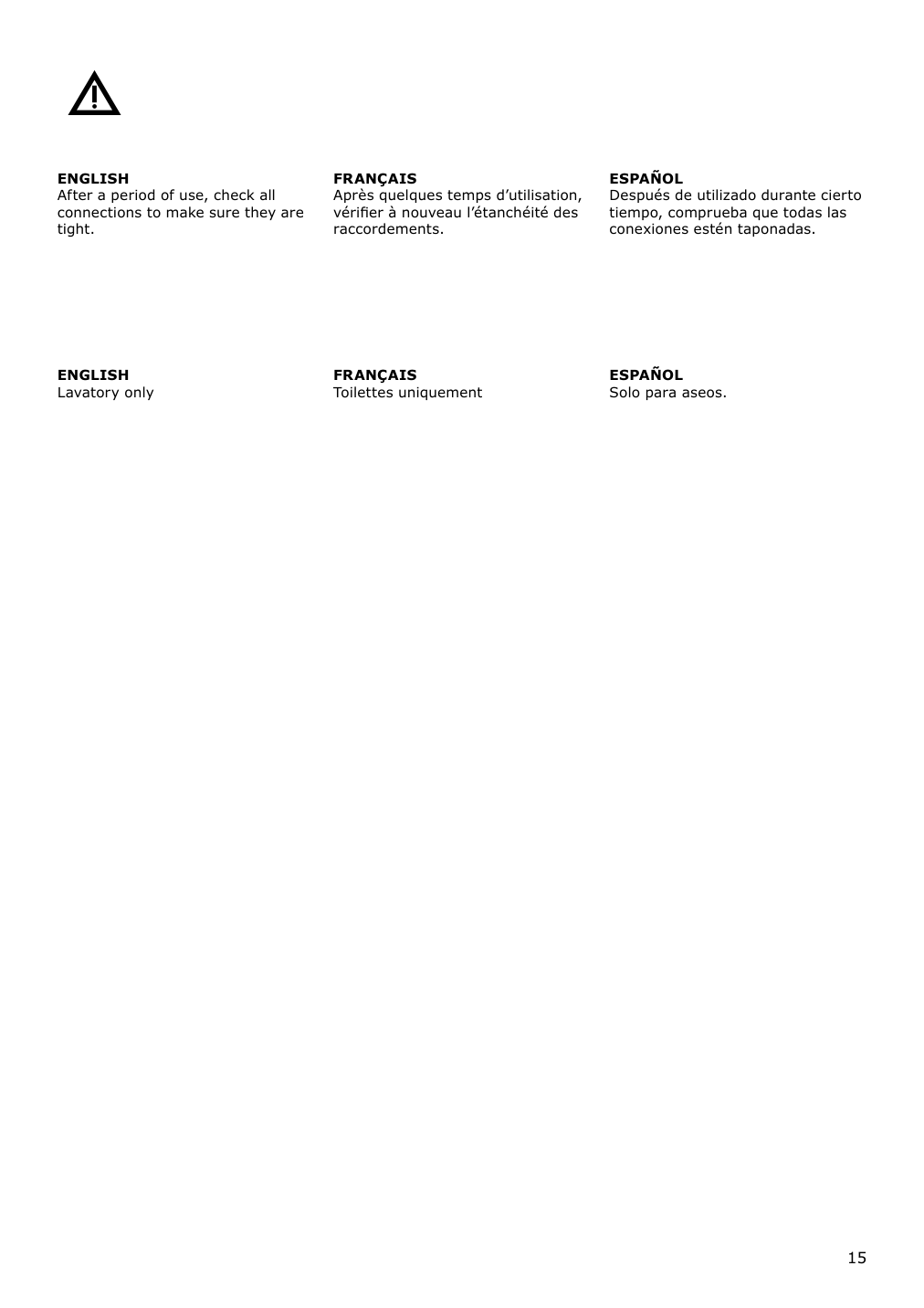 Assembly instructions for IKEA Odensvik double bowl sink | Page 15 - IKEA HEMNES / ODENSVIK sink cabinet with 4 drawers 293.857.09