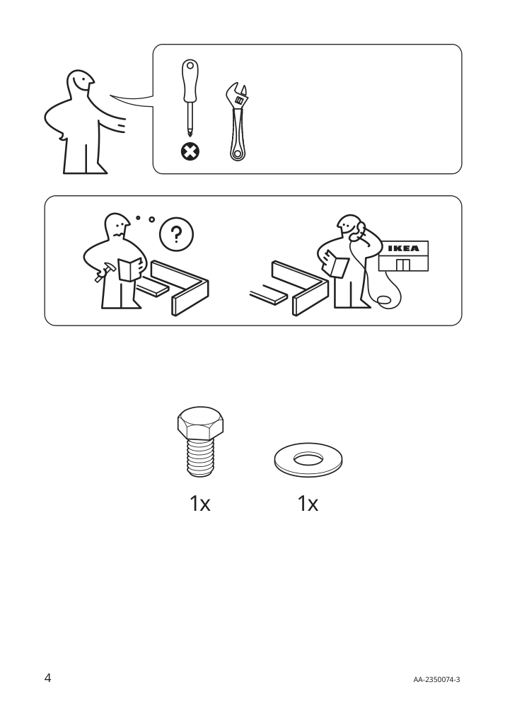 Assembly instructions for IKEA Oekensand floor lamp beech white | Page 4 - IKEA ÖKENSAND floor lamp 005.415.26