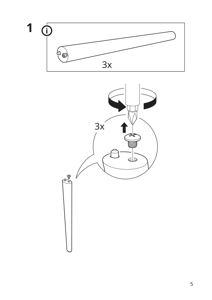 Assembly instructions for IKEA Oekensand floor lamp beech white | Page 5 - IKEA ÖKENSAND floor lamp 005.415.26