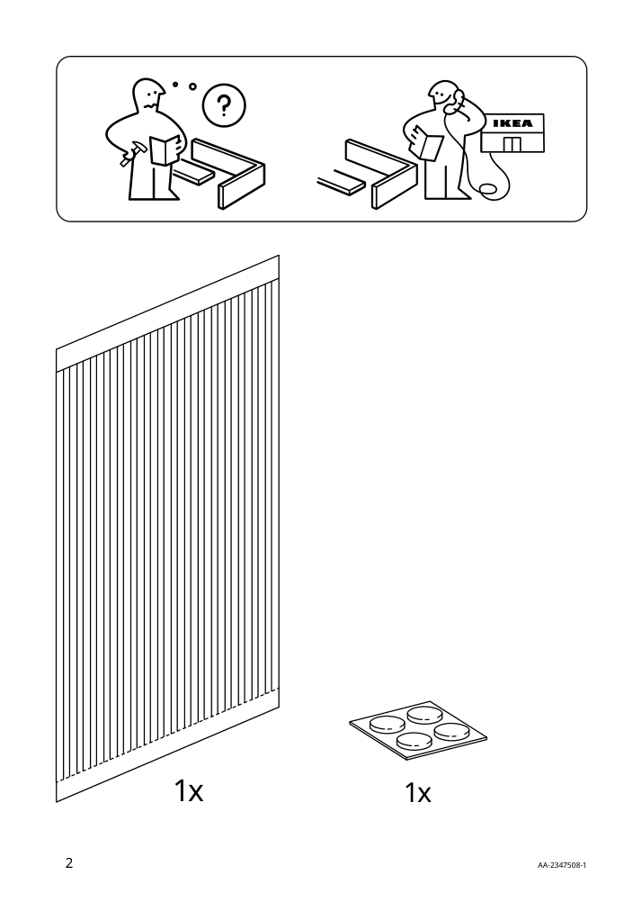 Assembly instructions for IKEA Oemsesidig pendant lamp shade white green | Page 2 - IKEA ÖMSESIDIG pendant lamp shade 205.463.92