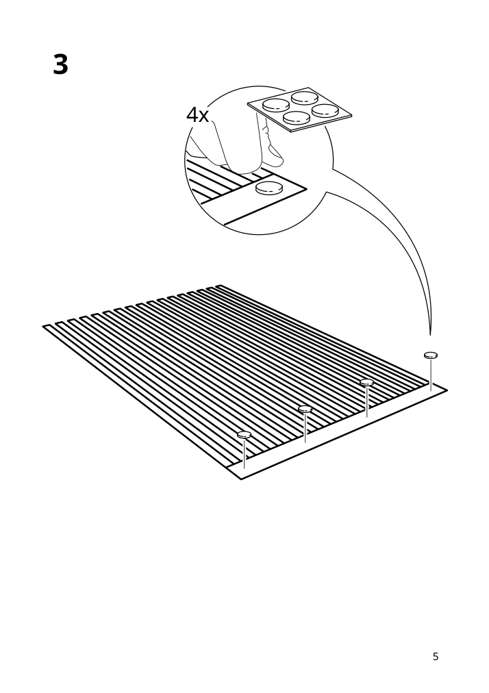 Assembly instructions for IKEA Oemsesidig pendant lamp shade white green | Page 5 - IKEA ÖMSESIDIG pendant lamp shade 205.463.92