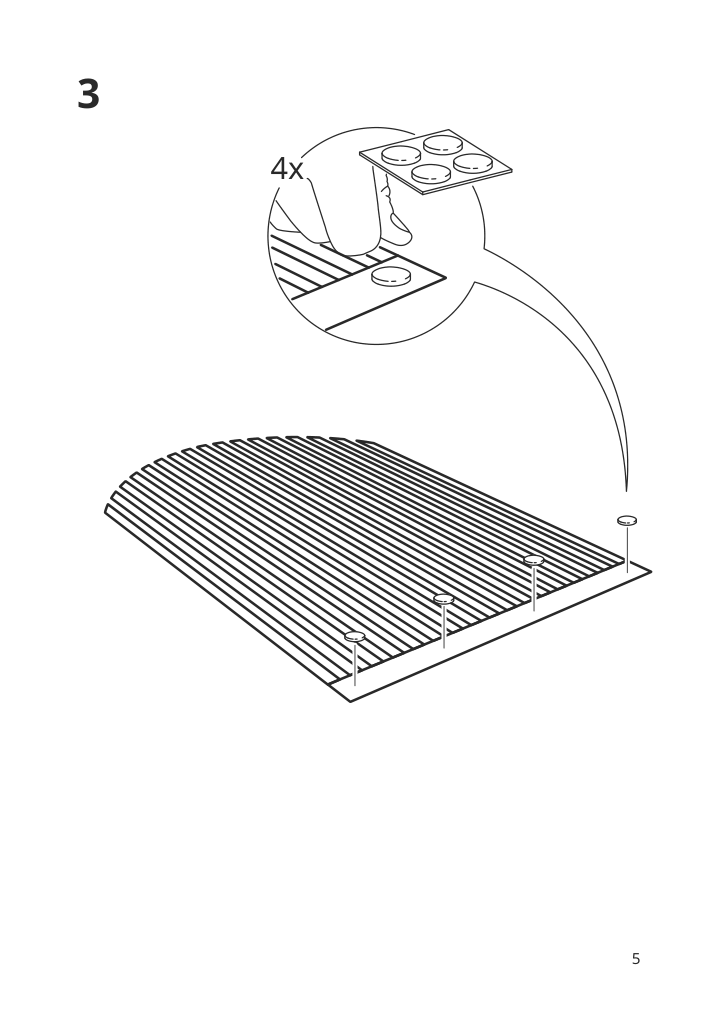 Assembly instructions for IKEA Oemsesidig pendant lamp shade white pink | Page 5 - IKEA ÖMSESIDIG pendant lamp shade 505.454.90