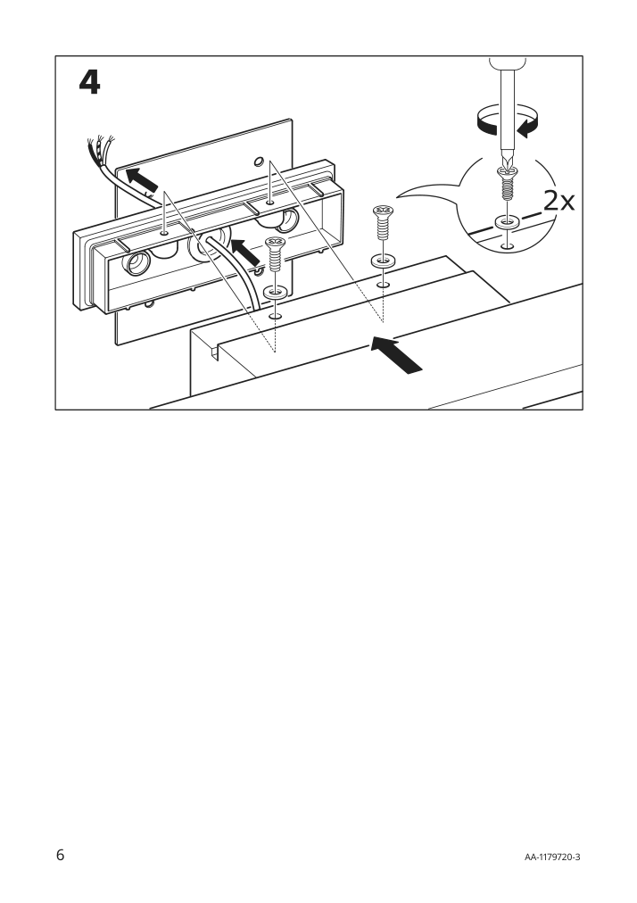 Assembly instructions for IKEA Oestana led cabinet wall light white | Page 6 - IKEA ÖSTANÅ LED cabinet/wall light 802.285.13