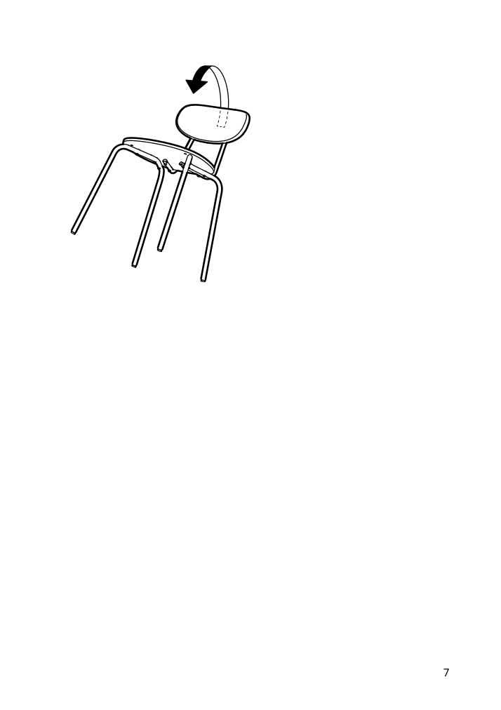 Assembly instructions for IKEA Oestanoe chair deep green remmarn deep green | Page 7 - IKEA GRÅSALA / ÖSTANÖ table and 2 chairs 195.513.89