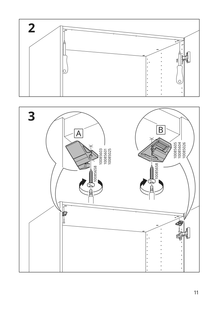 Assembly instructions for IKEA Oeversidan led wardrobe lighting strp w sensor dimmable dark gray | Page 11 - IKEA ÖVERSIDAN LED wardrobe lighting strp w sensor 004.749.04