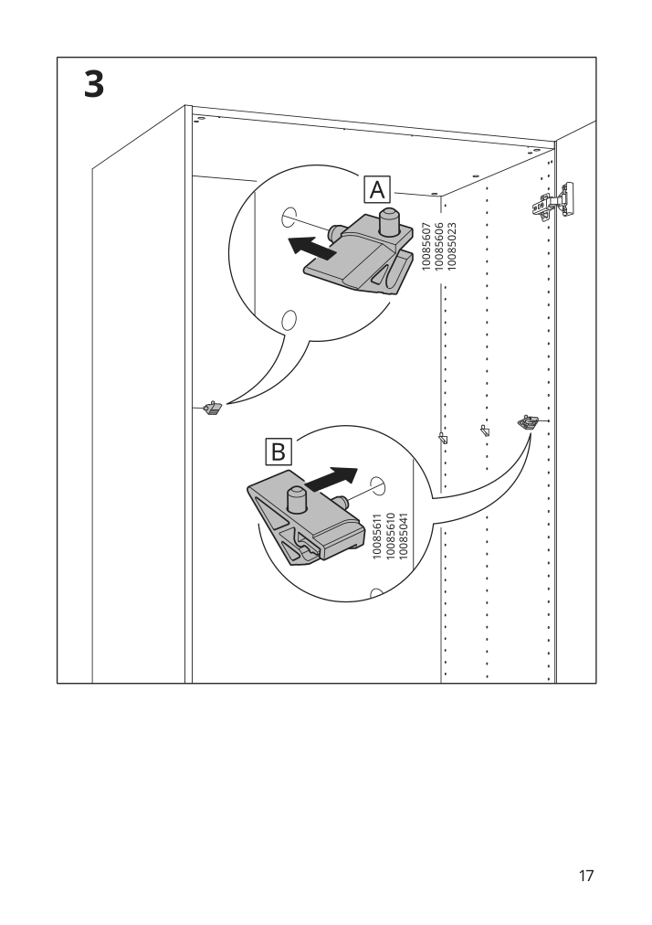 Assembly instructions for IKEA Oeversidan led wardrobe lighting strp w sensor dimmable dark gray | Page 17 - IKEA ÖVERSIDAN LED wardrobe lighting strp w sensor 004.749.04