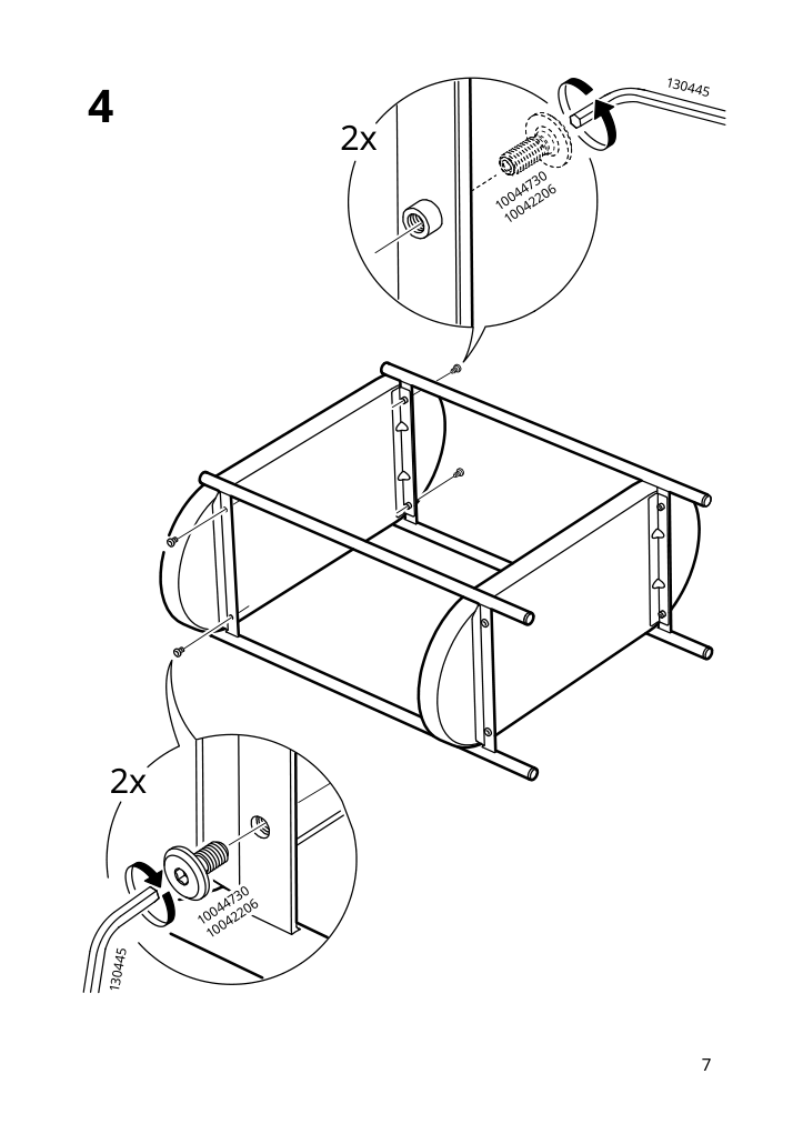 Assembly instructions for IKEA Olivblad plant stand indoor outdoor light gray | Page 7 - IKEA OLIVBLAD plant stand 805.607.71