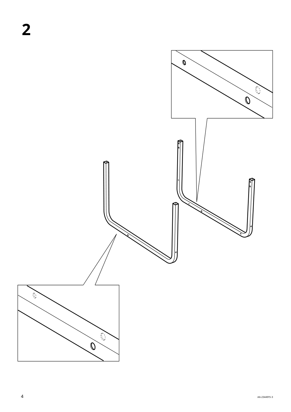 Assembly instructions for IKEA Olseroed side table anthracite dark gray | Page 4 - IKEA OLSERÖD side table 405.309.17