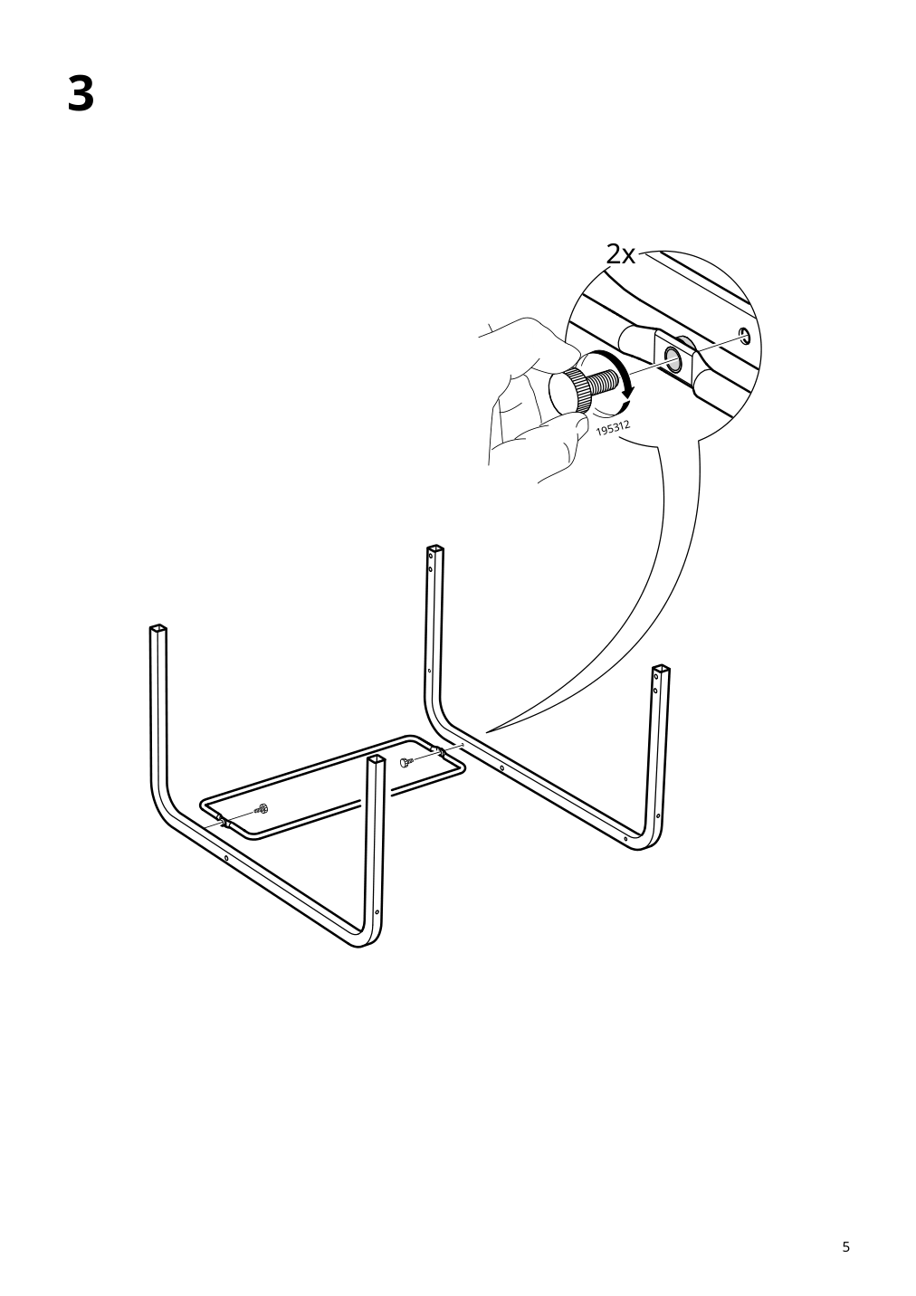 Assembly instructions for IKEA Olseroed side table anthracite dark gray | Page 5 - IKEA OLSERÖD side table 405.309.17