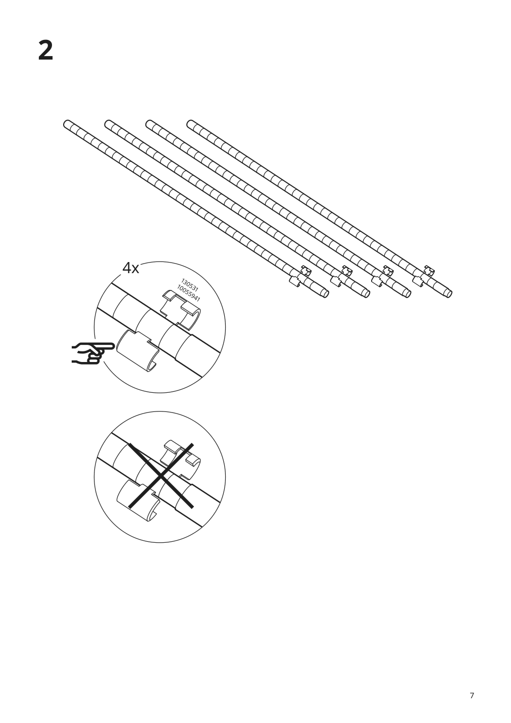 Assembly instructions for IKEA Omar shelf unit galvanized | Page 7 - IKEA OMAR 1 section shelving unit 994.015.41