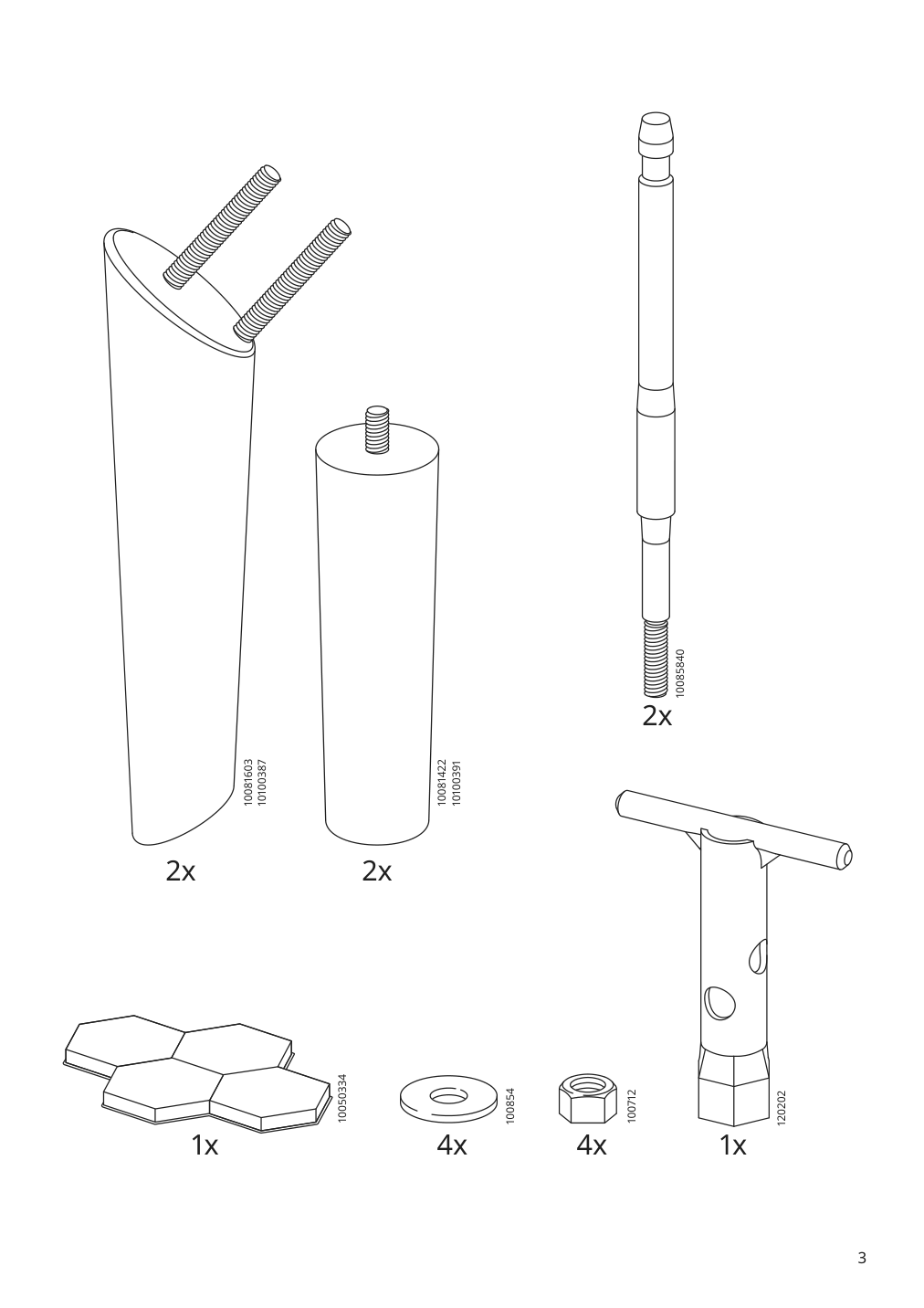 Assembly instructions for IKEA Oskarshamn wing chair gunnared black gray | Page 3 - IKEA OSKARSHAMN wing chair 005.036.71