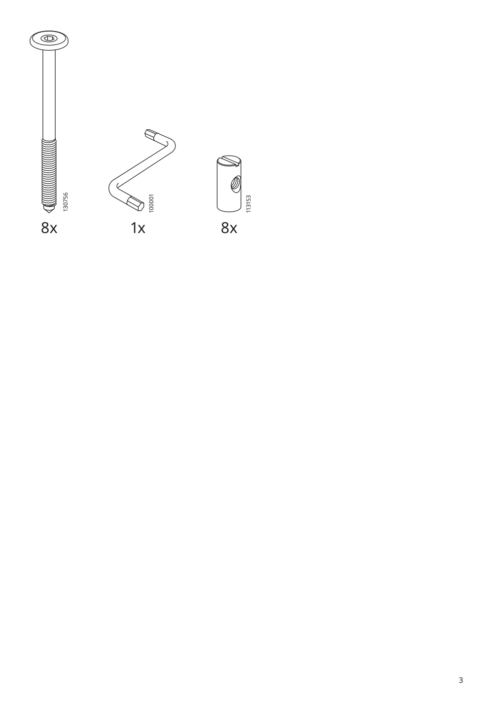 Assembly instructions for IKEA Paeronholmen bench with backrest outdoor red | Page 3 - IKEA PÄRONHOLMEN bench with backrest, outdoor 905.037.99