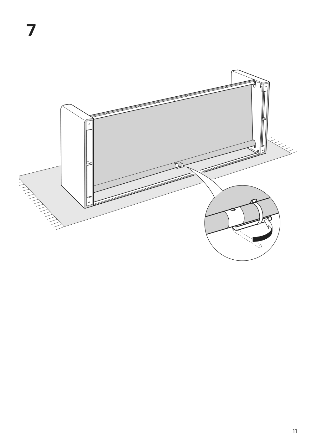 Assembly instructions for IKEA Paerup frame 3 seat sofa w chaise | Page 11 - IKEA PÄRUP sofa with chaise 295.142.97