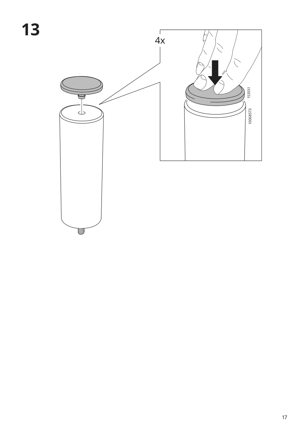 Assembly instructions for IKEA Paerup frame 3 seat sofa w chaise | Page 17 - IKEA PÄRUP sofa with chaise 893.898.27