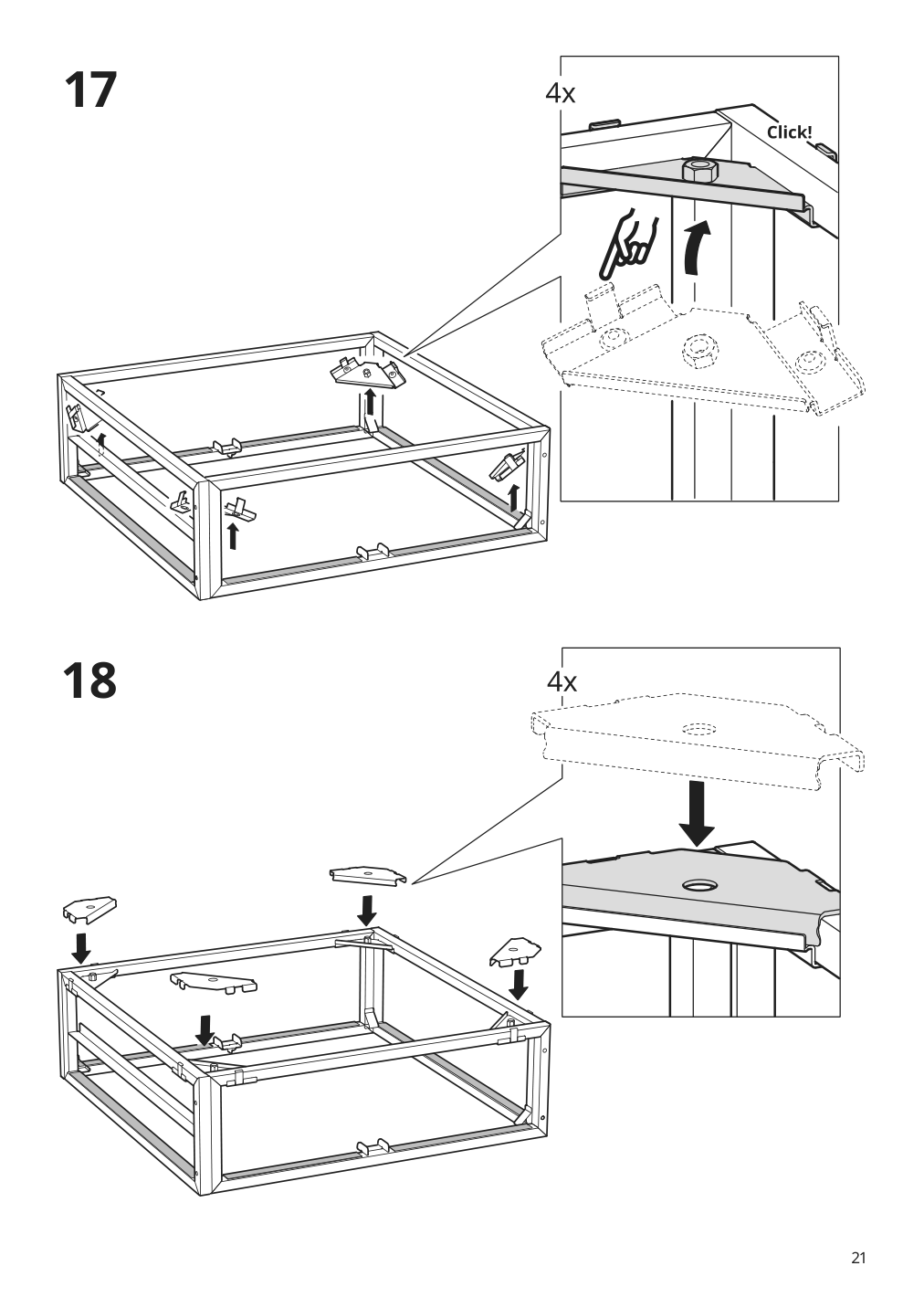 Assembly instructions for IKEA Paerup frame 3 seat sofa w chaise | Page 21 - IKEA PÄRUP sofa with chaise 393.898.39