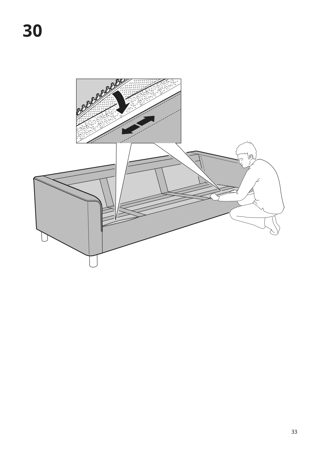 Assembly instructions for IKEA Paerup frame 3 seat sofa w chaise | Page 33 - IKEA PÄRUP sofa with chaise 295.142.97