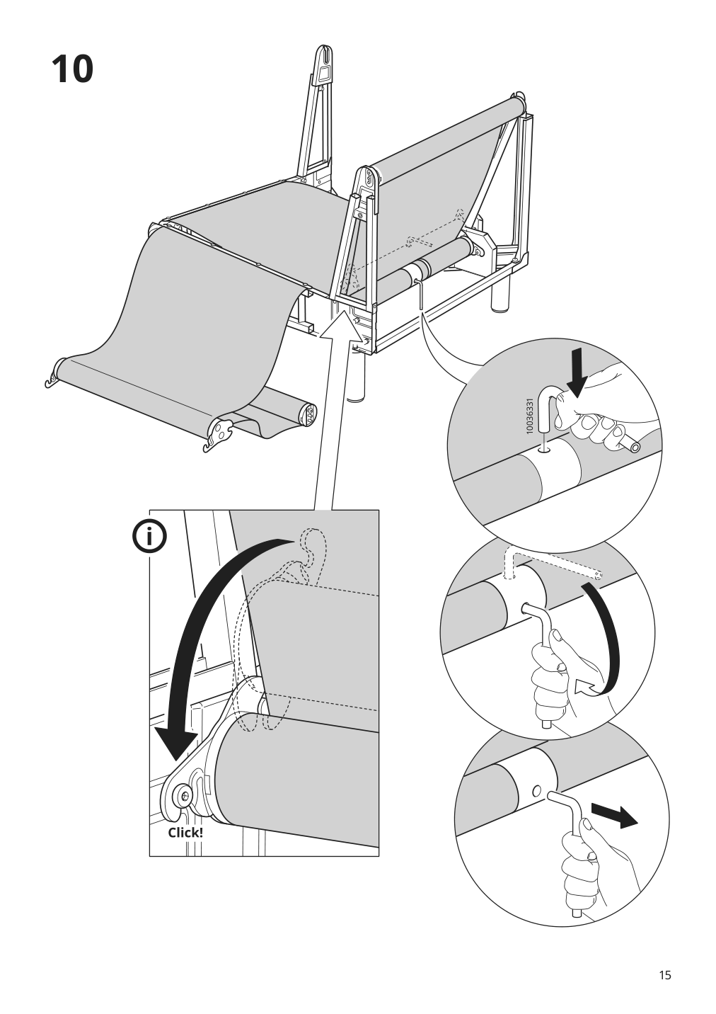 Assembly instructions for IKEA Paerup frame for corner sectional 4 seat | Page 15 - IKEA PÄRUP sectional, 4-seat corner 293.893.97