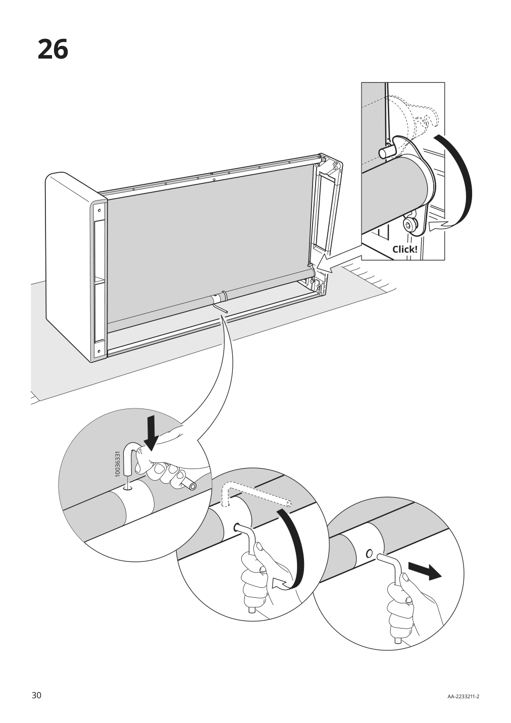 Assembly instructions for IKEA Paerup frame for corner sectional 4 seat | Page 30 - IKEA PÄRUP sectional, 4-seat corner 293.893.97