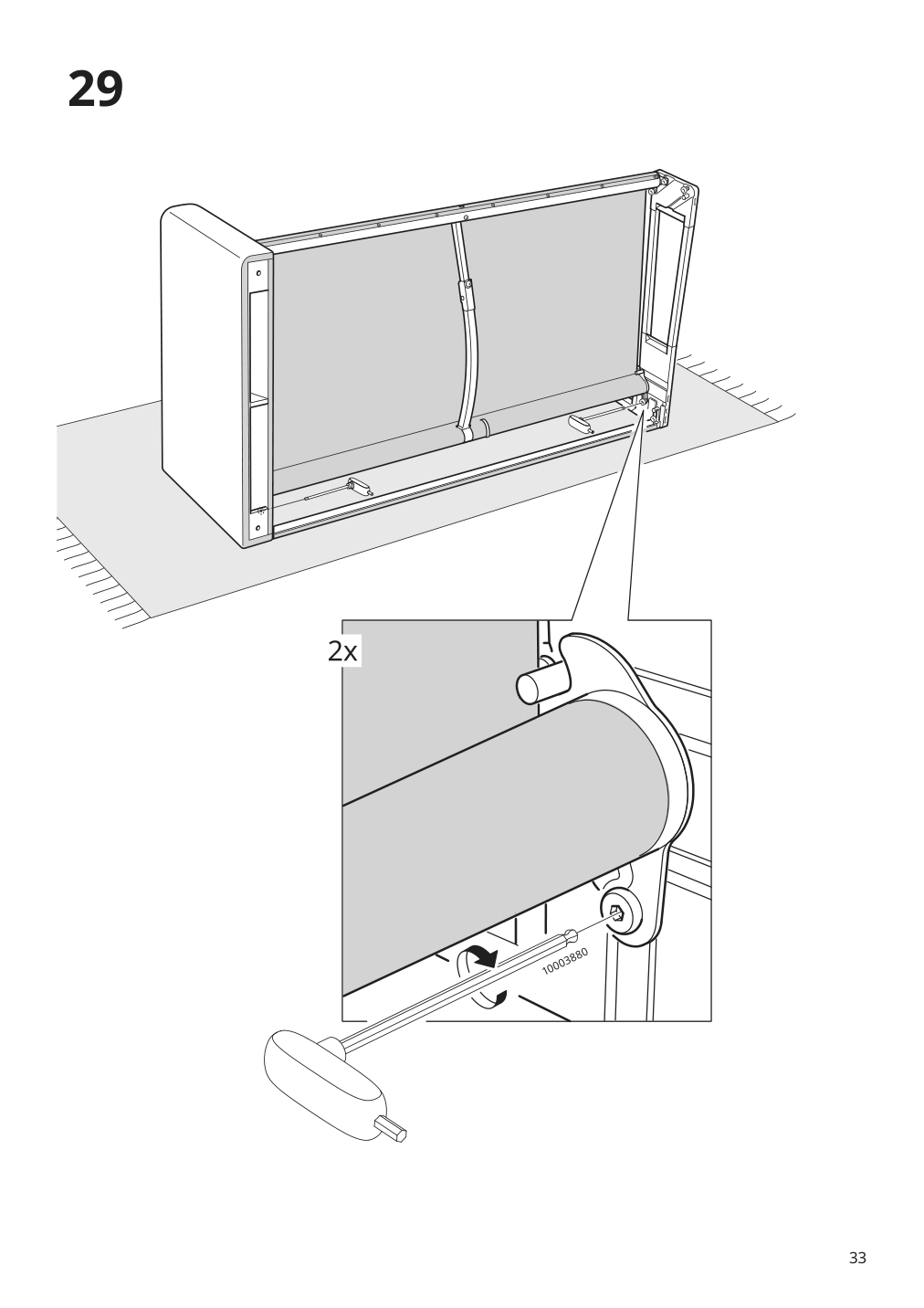 Assembly instructions for IKEA Paerup frame for corner sectional 4 seat | Page 33 - IKEA PÄRUP sectional, 4-seat corner 293.893.97