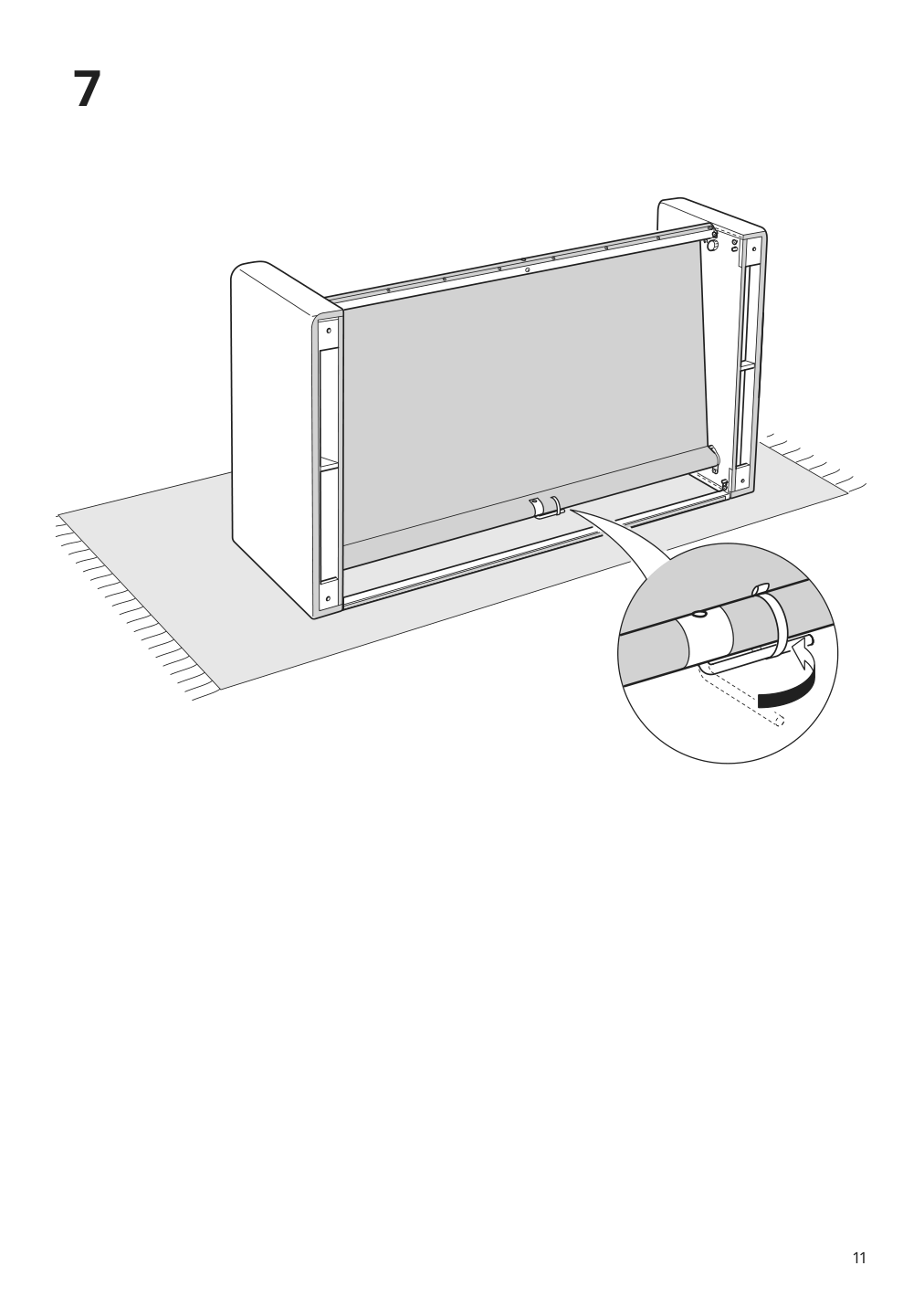 Assembly instructions for IKEA Paerup sofa frame | Page 11 - IKEA PÄRUP sofa 393.894.67