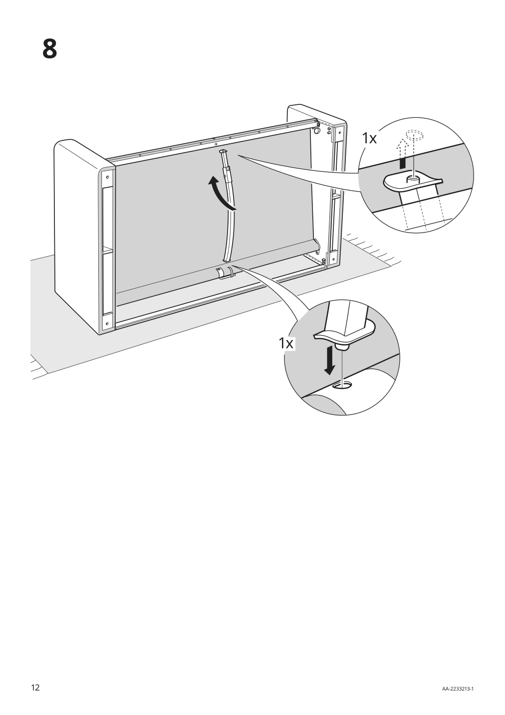 Assembly instructions for IKEA Paerup sofa frame | Page 12 - IKEA PÄRUP sofa 393.894.67