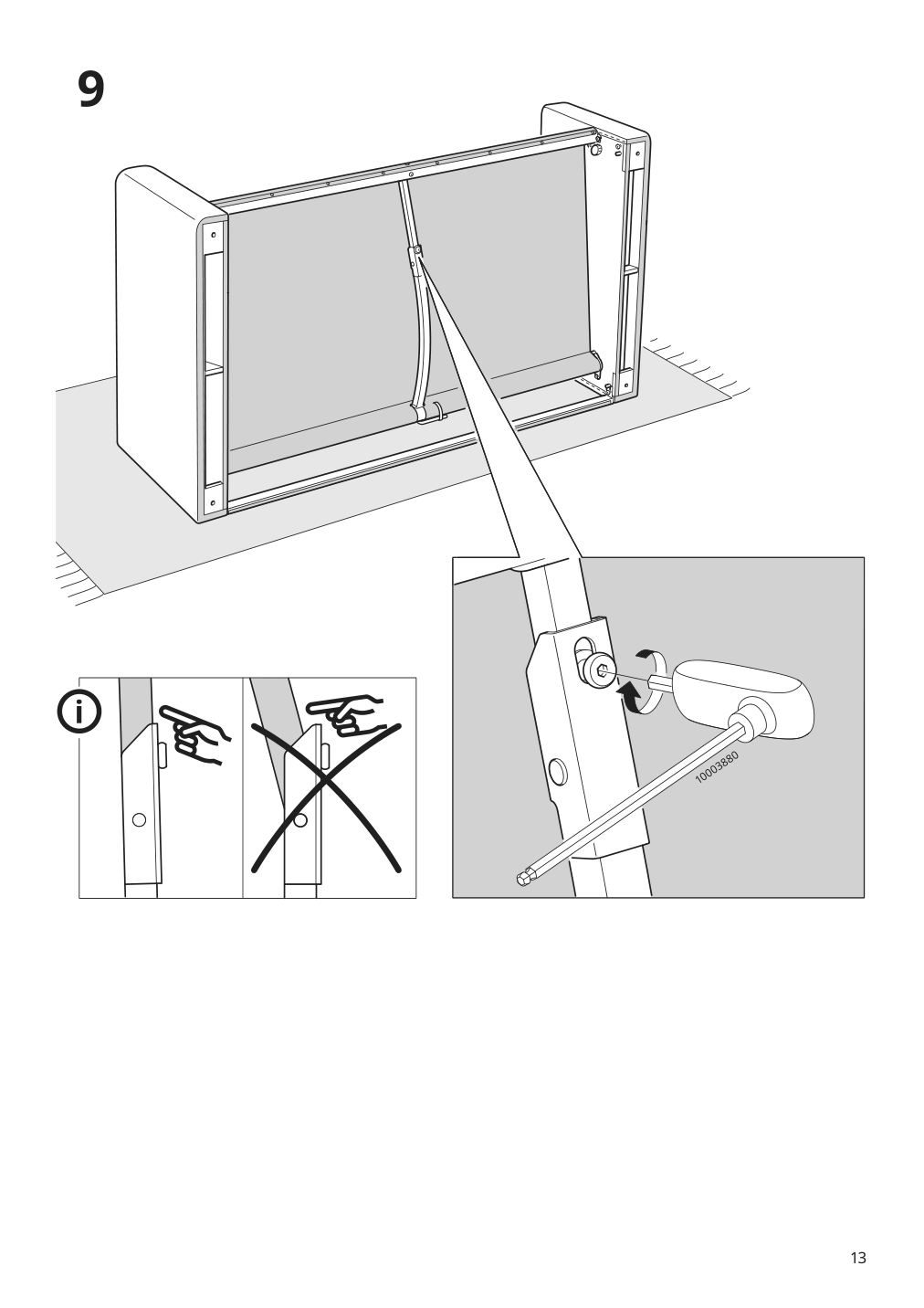 Assembly instructions for IKEA Paerup sofa frame | Page 13 - IKEA PÄRUP sofa 393.894.67