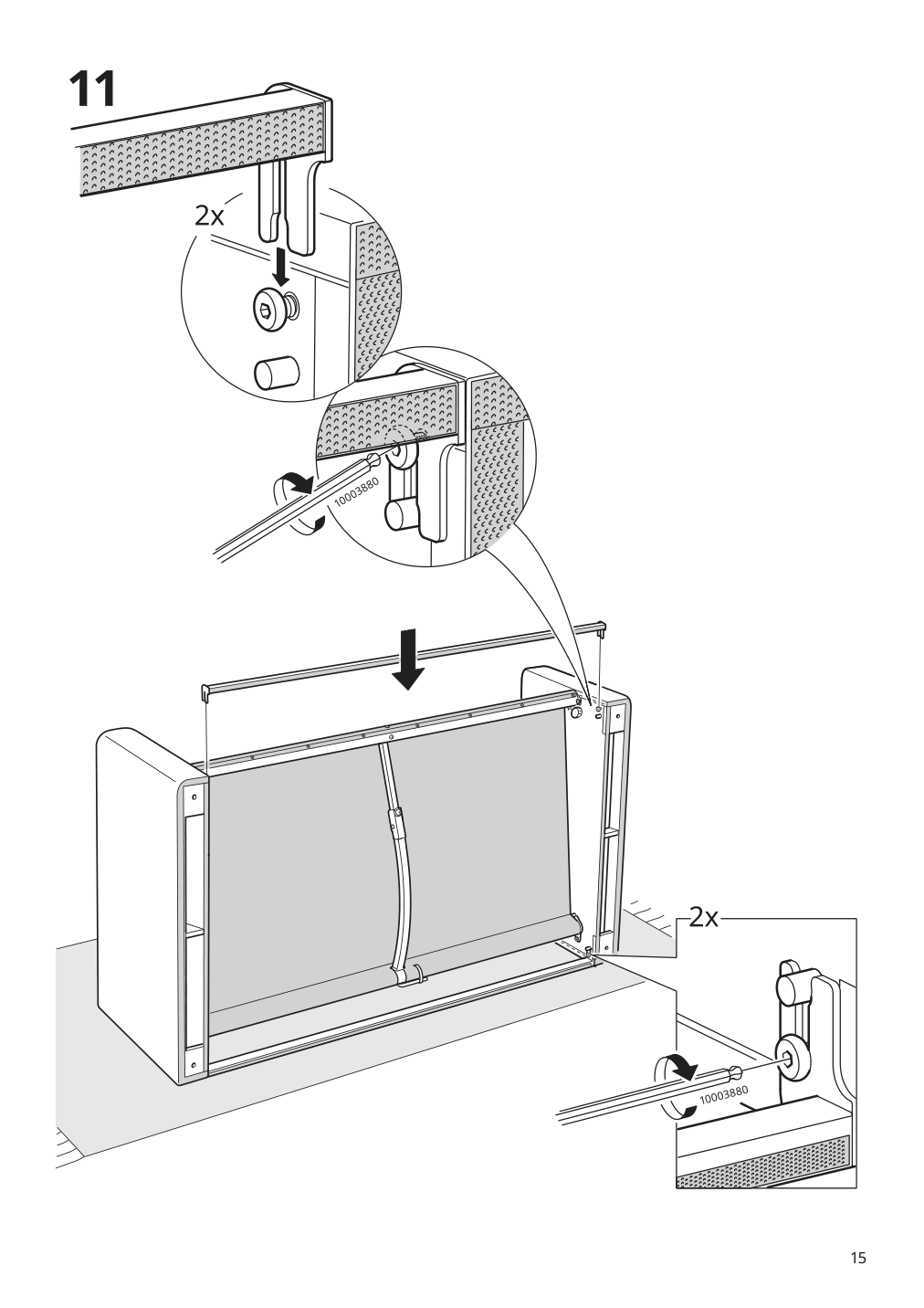 Assembly instructions for IKEA Paerup sofa frame | Page 15 - IKEA PÄRUP sofa 393.894.67