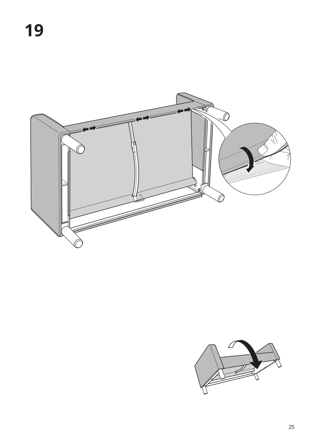 Assembly instructions for IKEA Paerup sofa frame | Page 25 - IKEA PÄRUP sofa 393.894.67