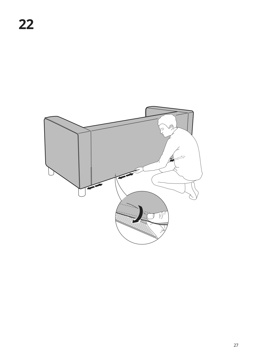 Assembly instructions for IKEA Paerup sofa frame | Page 27 - IKEA PÄRUP sofa 393.894.67