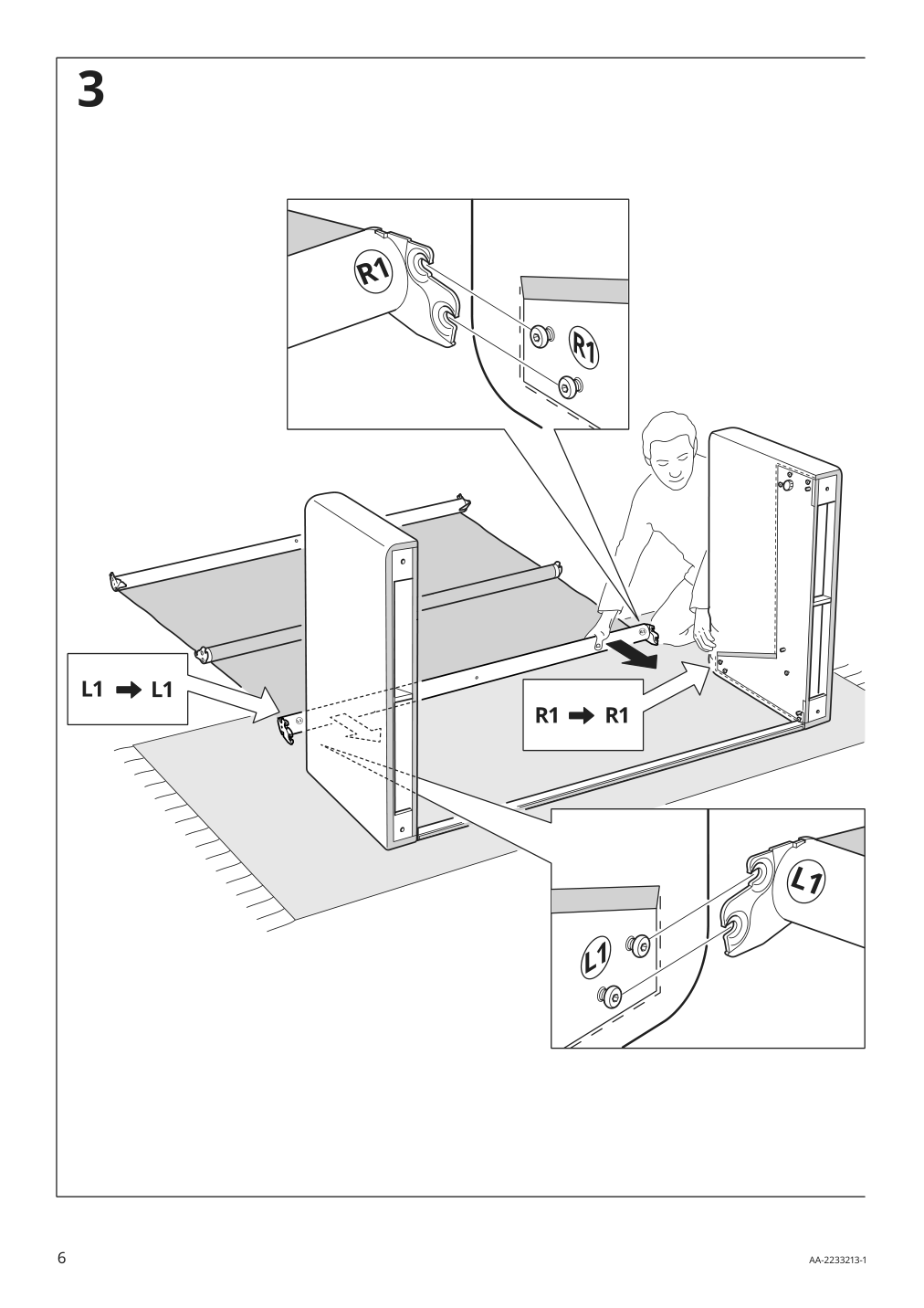 Assembly instructions for IKEA Paerup sofa frame | Page 6 - IKEA PÄRUP sofa 393.894.67