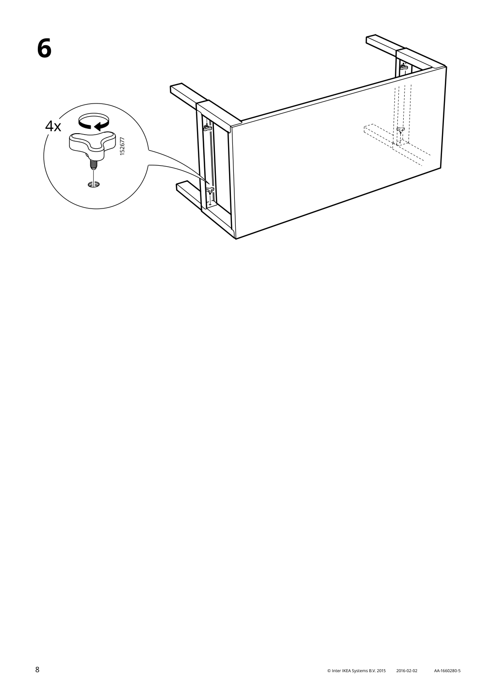 Assembly instructions for IKEA Pahl underframe for table top white | Page 8 - IKEA PÅHL desk 491.289.45