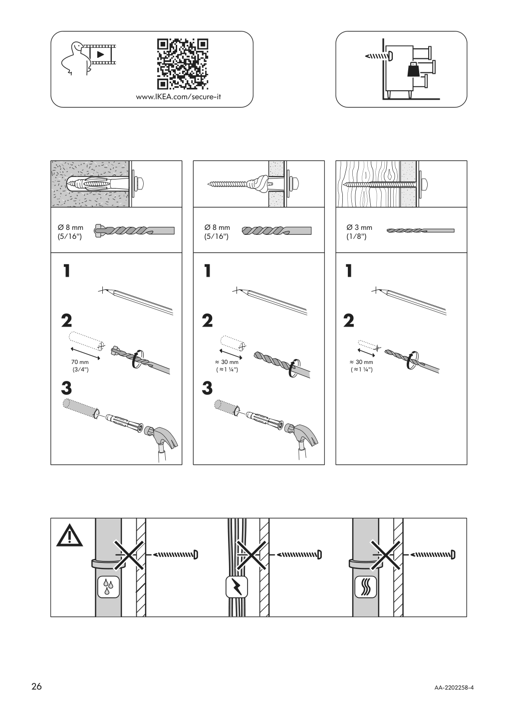 Assembly instructions for IKEA Panget coat rack with shoe storage unit white | Page 26 - IKEA PANGET coat rack with shoe storage unit 204.741.73