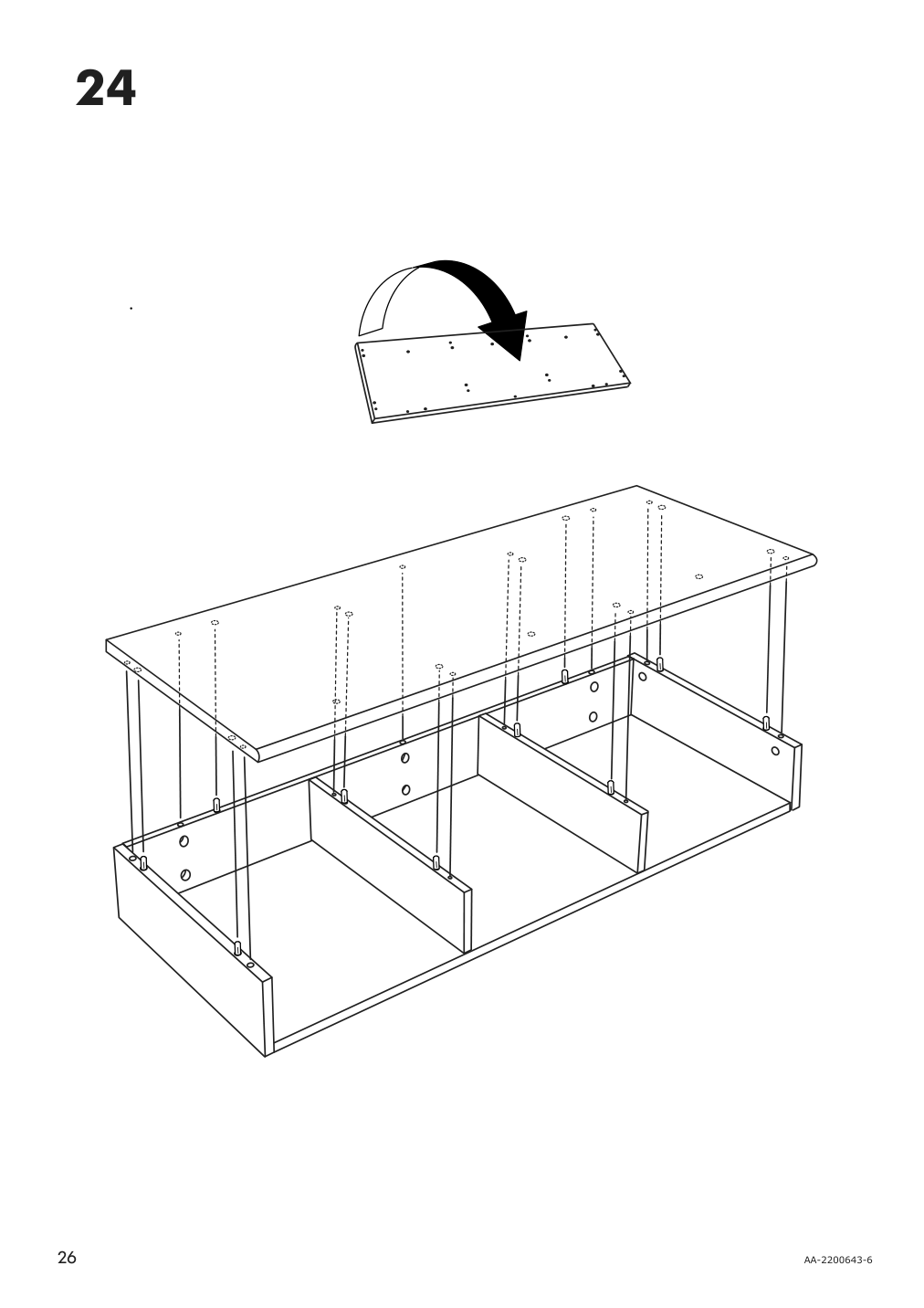 Assembly instructions for IKEA Panget console table white | Page 26 - IKEA PANGET console table 804.741.70