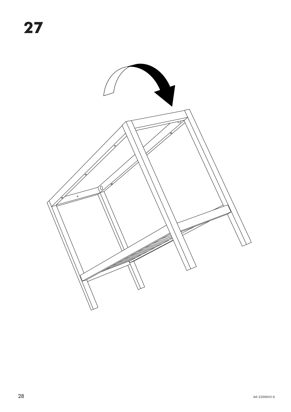 Assembly instructions for IKEA Panget console table white | Page 28 - IKEA PANGET console table 804.741.70