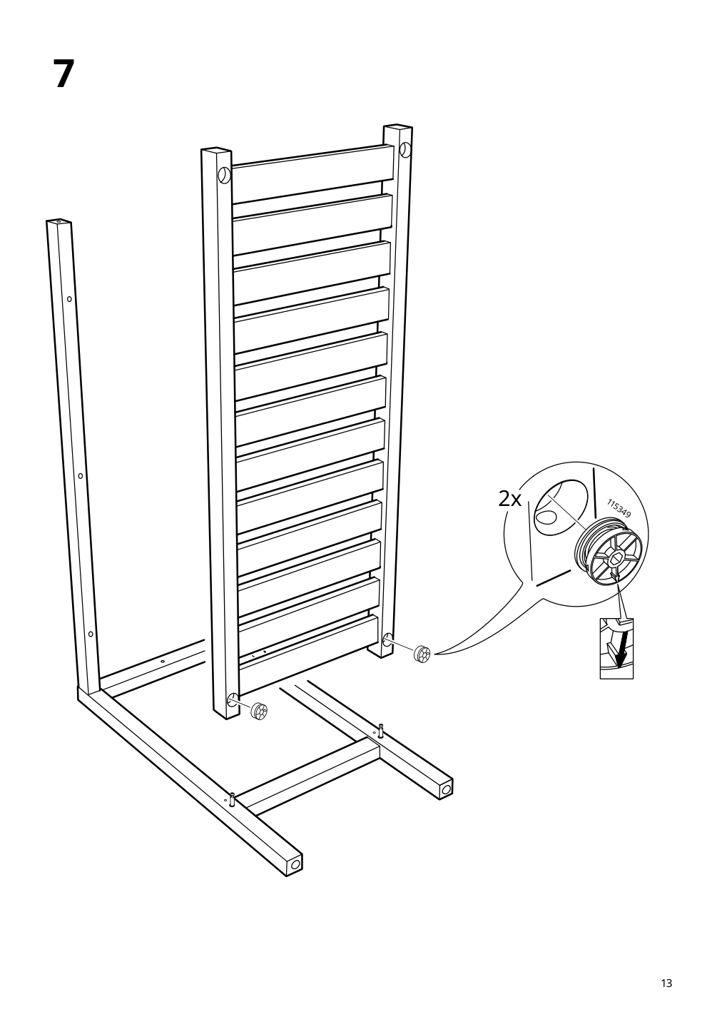 Assembly instructions for IKEA Panget console table white | Page 13 - IKEA PANGET console table 804.741.70